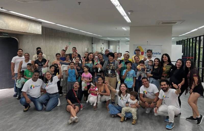 Migrantes atendidos pela Casa Venezuela - Foto: Casa Venezuela/Divulgação